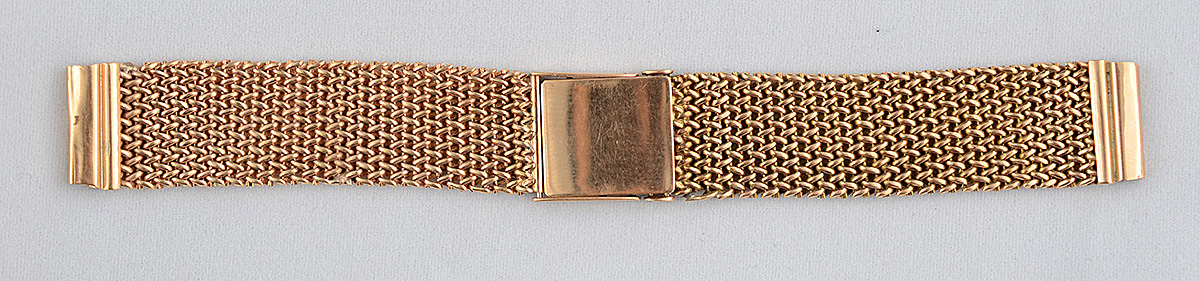 Pulseira para relógio masculino de ouro 18k 750 modelo esteirinha...