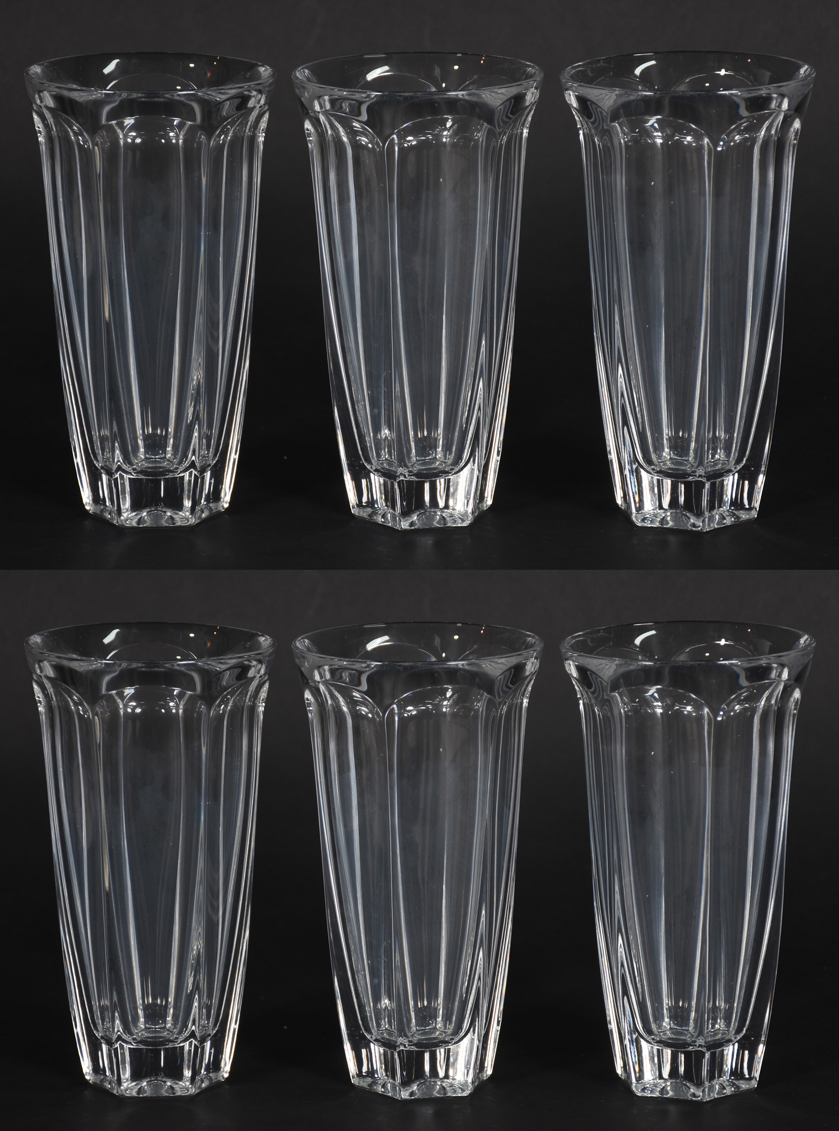 Seis copos para Long drink de cristal da Bohemia, 360ml. - foto 1 de 3