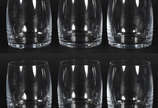 Seis copos  de cristal Bohemia para whisky 280ml. - Seis copos  de cristal Bohemia para whisky 280ml.