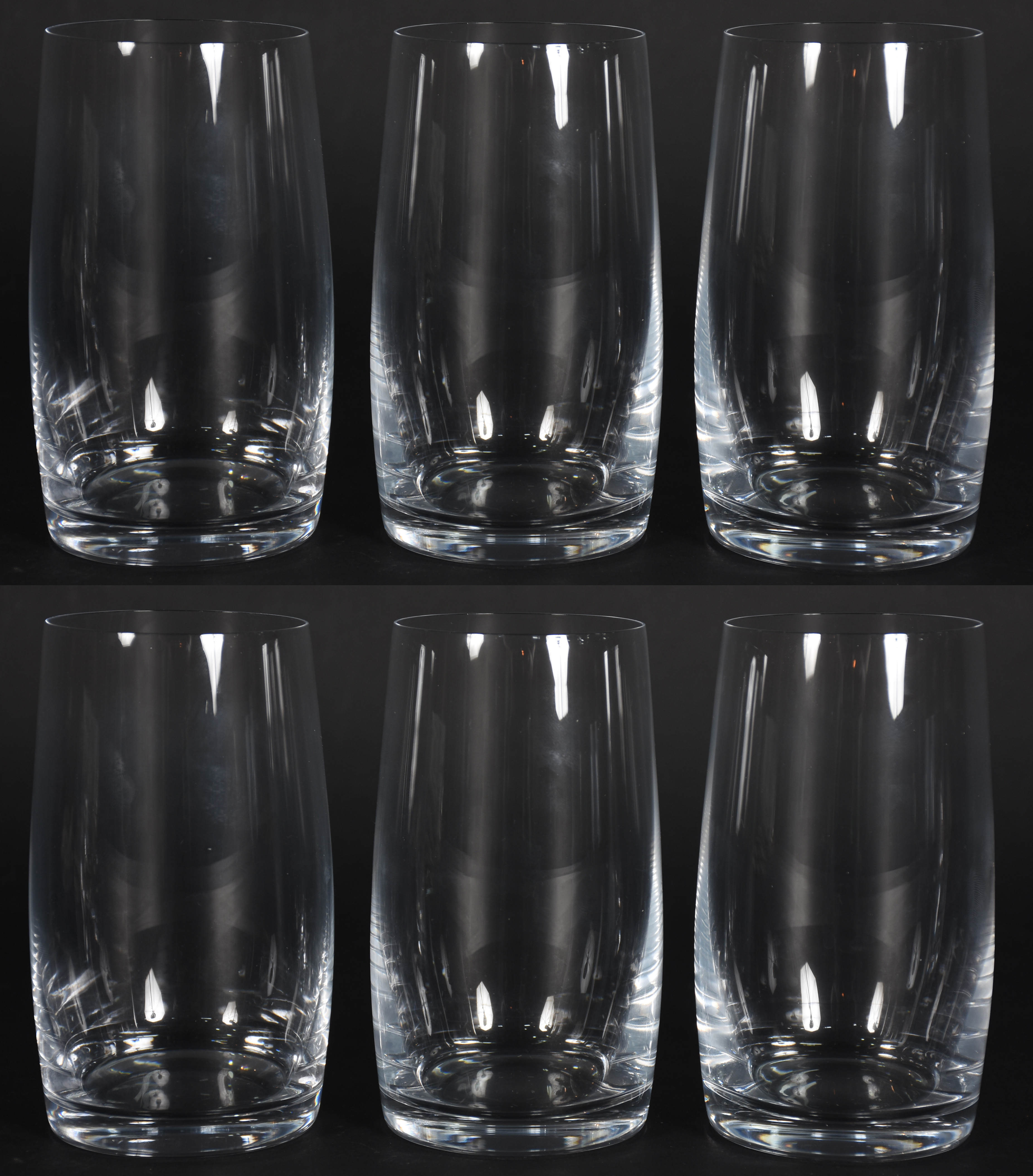 Seis copos Long drink de cristal Bohemia 380ml - foto 1 de 3