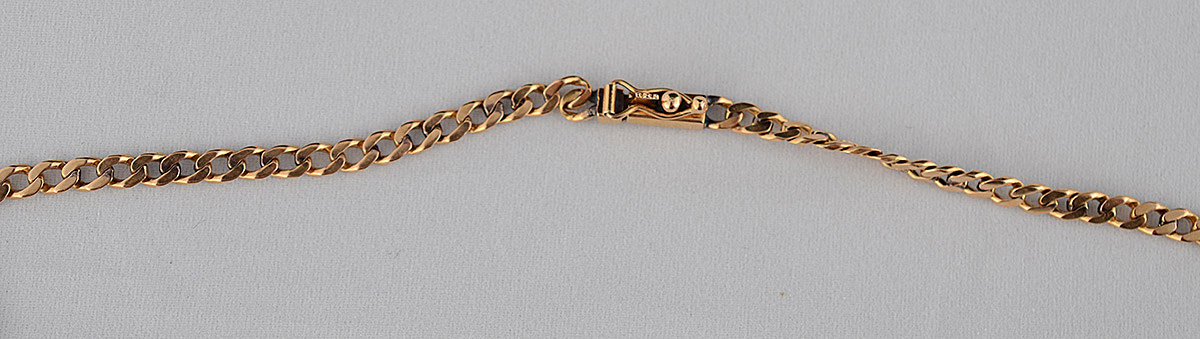Cordão de ouro 18 k com 60 cm de comprimento - 21,7 g. - foto 2 de 2