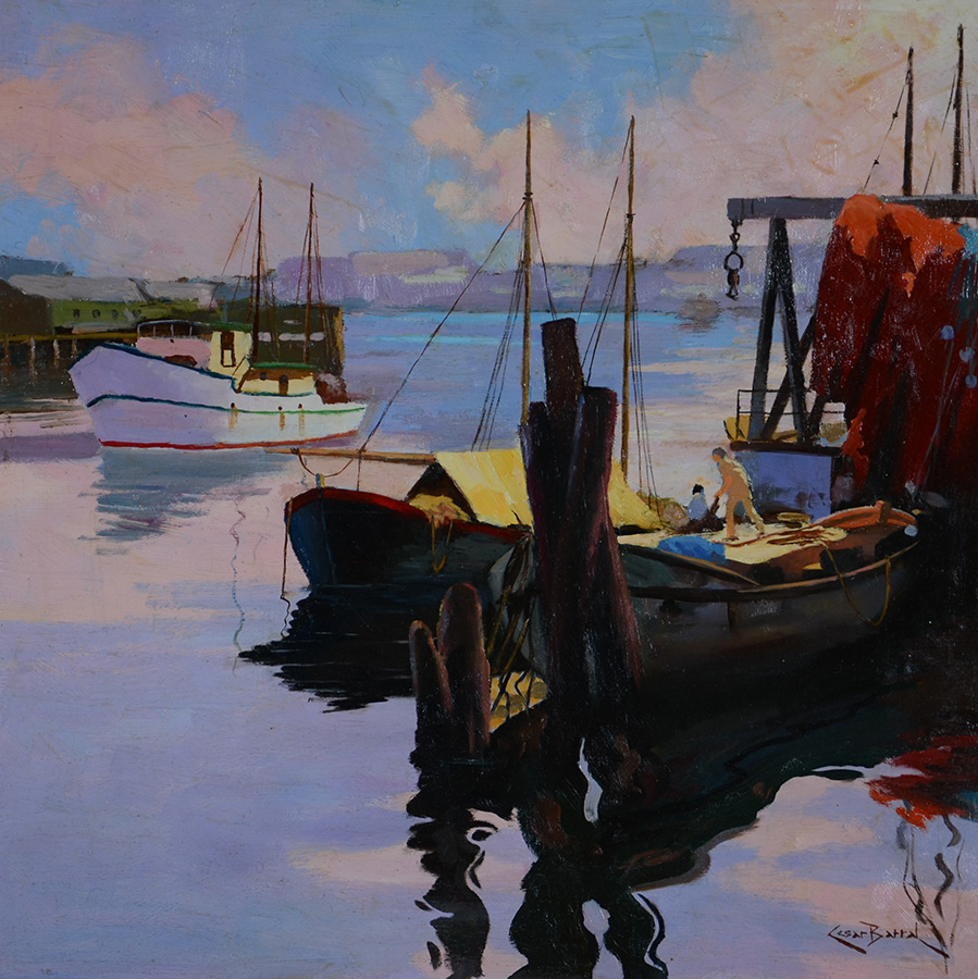 CESAR BARRAL - Marinha - ose - 60 x 60 - foto 2 de 2