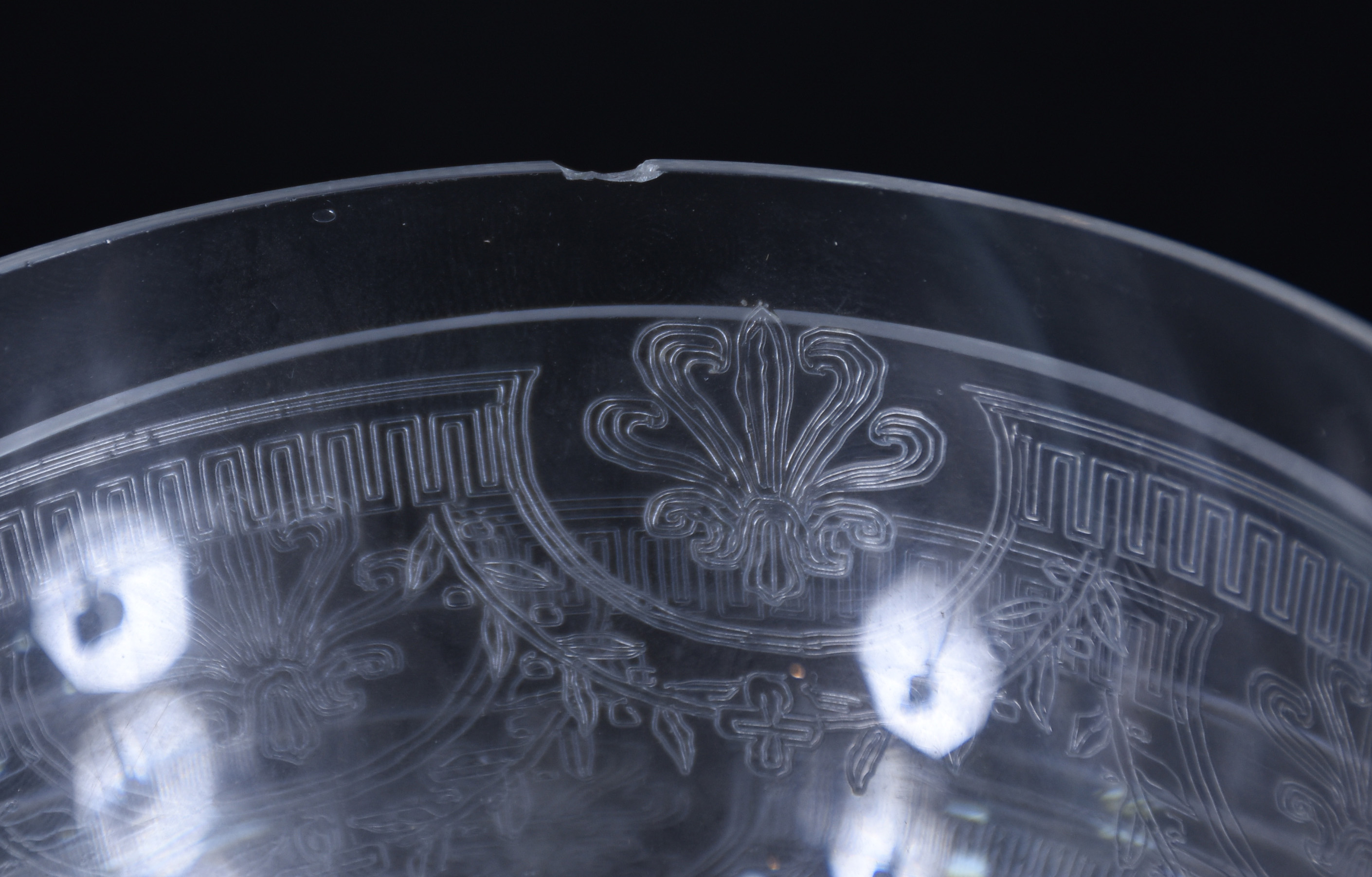 Diversas peças, sendo: Três bowls com 4 pratinhos de cristal Saint... - foto 5 de 5