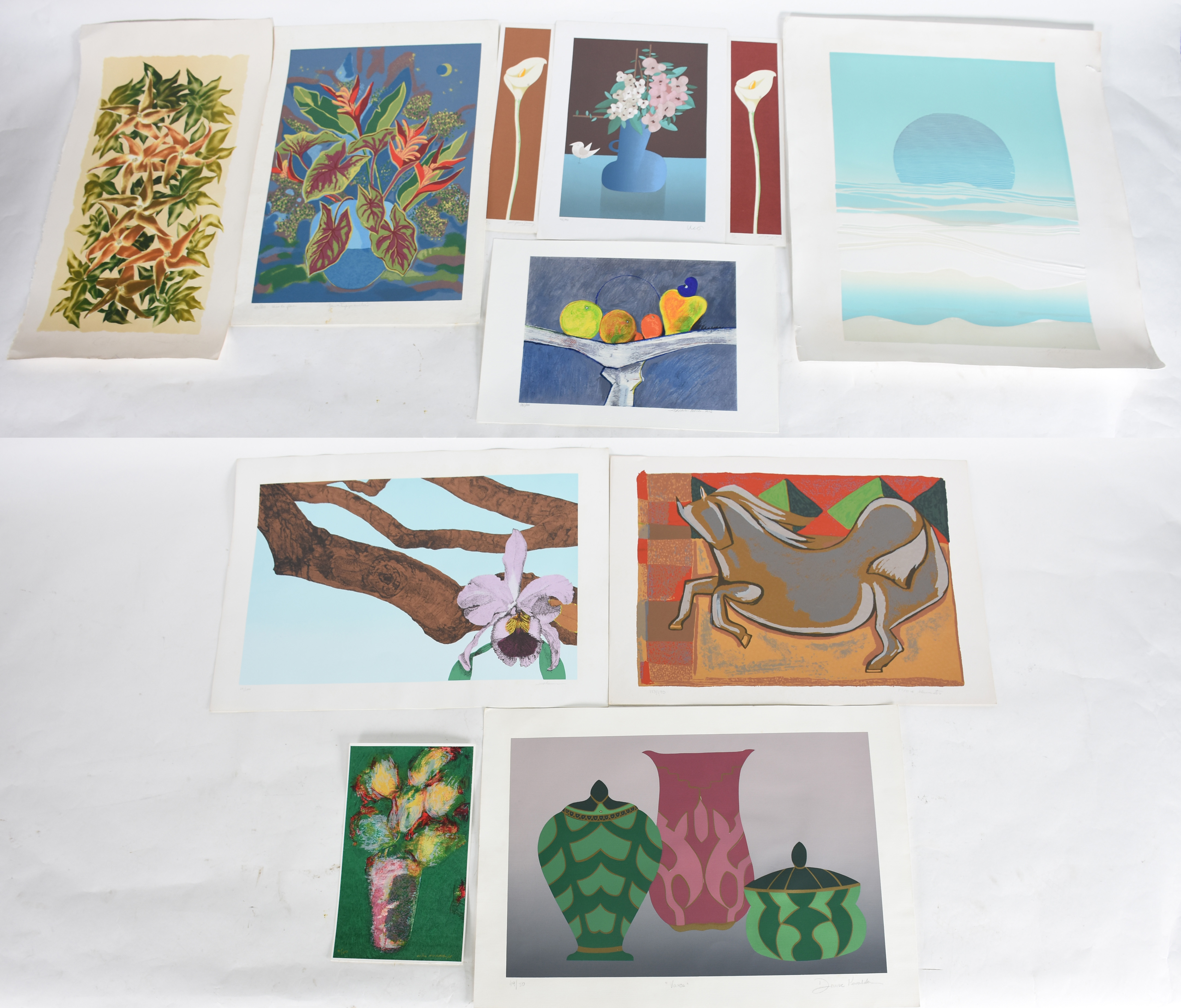 Lote com 11 Serigrafias sem molduras 1- ALDEMIR MARTINS - 92/100... - foto 1 de 4