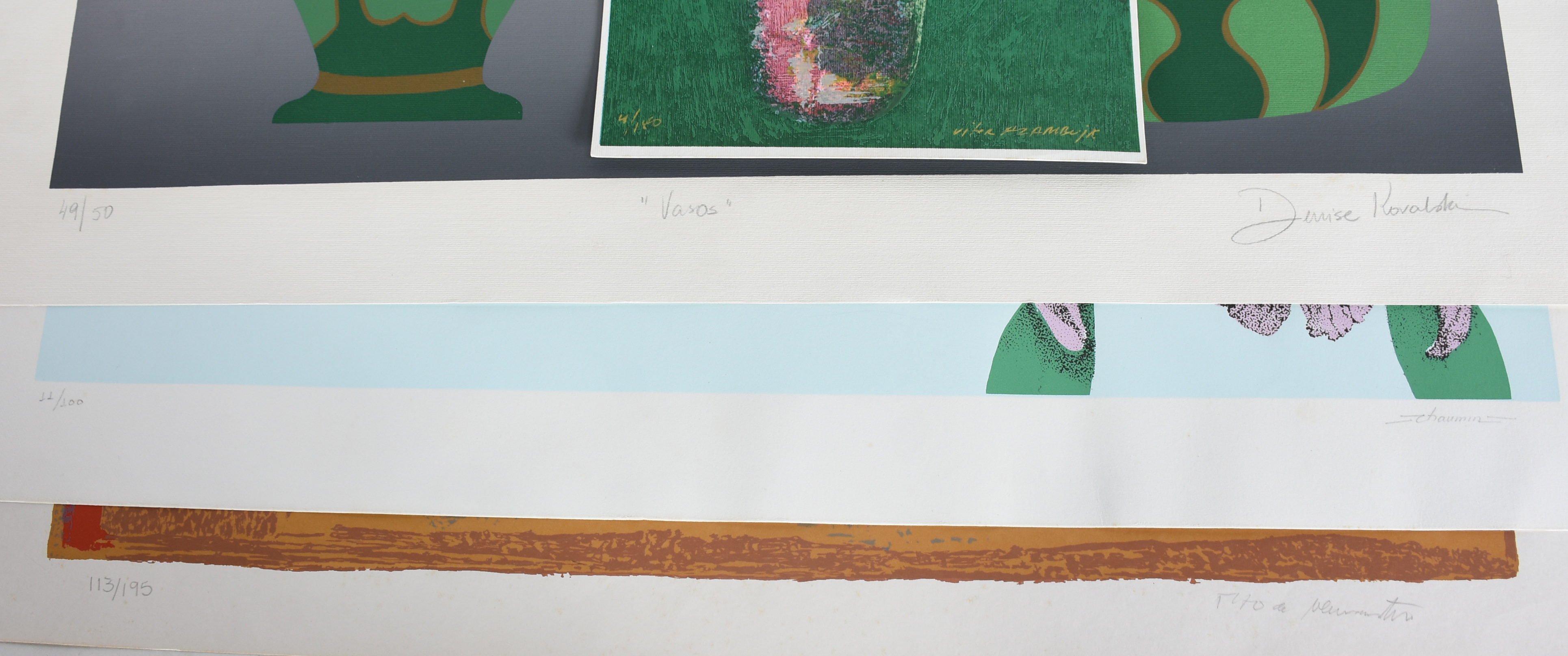 Lote com 11 Serigrafias sem molduras 1- ALDEMIR MARTINS - 92/100... - foto 4 de 4