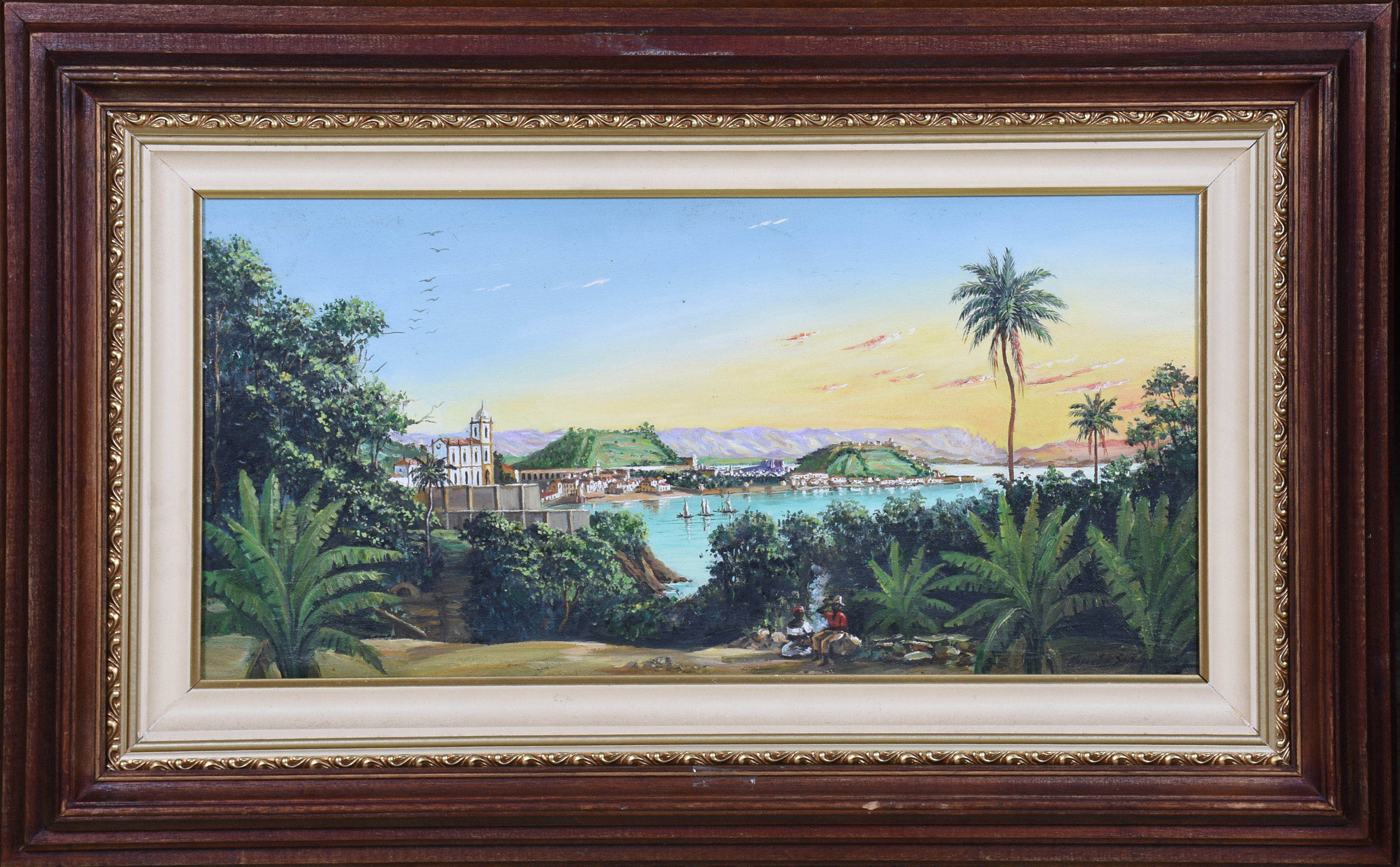 Morro da Glória em 1823 (feito atualmente) - foto 2 de 4