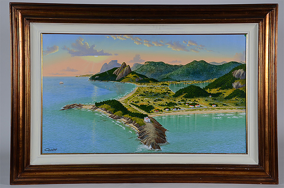 EDUARDO CAMÕES - Igreja de Copacabana em 1985 - ast - 70 x 120... - foto 1 de 4