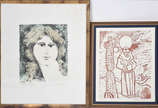 Aldemir Martins (1922-2006),  - Duas gravuras: São Francisco, dat.1996, 72/200 e outra P.A.