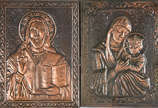 Duas placas sacras de metal - Duas placas sacras de metal