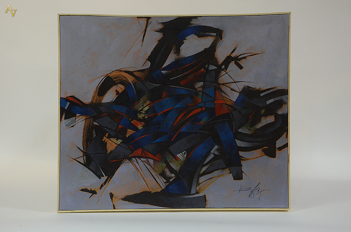HENRI CARRIERES - Abstrato - ost - 40 x 50 - foto 1 de 4