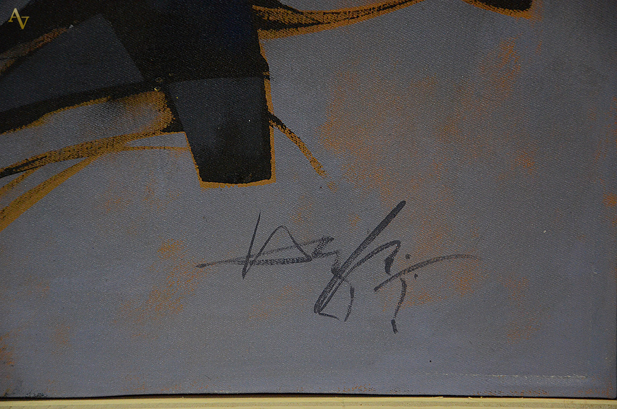 HENRI CARRIERES - Abstrato - ost - 40 x 50 - foto 3 de 4