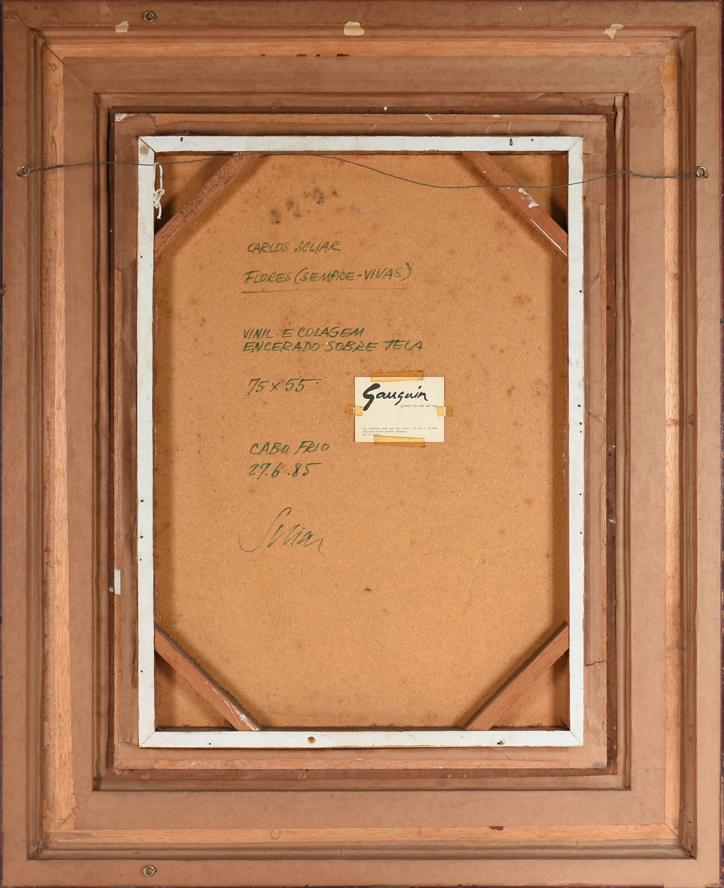 Carlos Scliar (1920-2001), Flores - foto 4 de 5