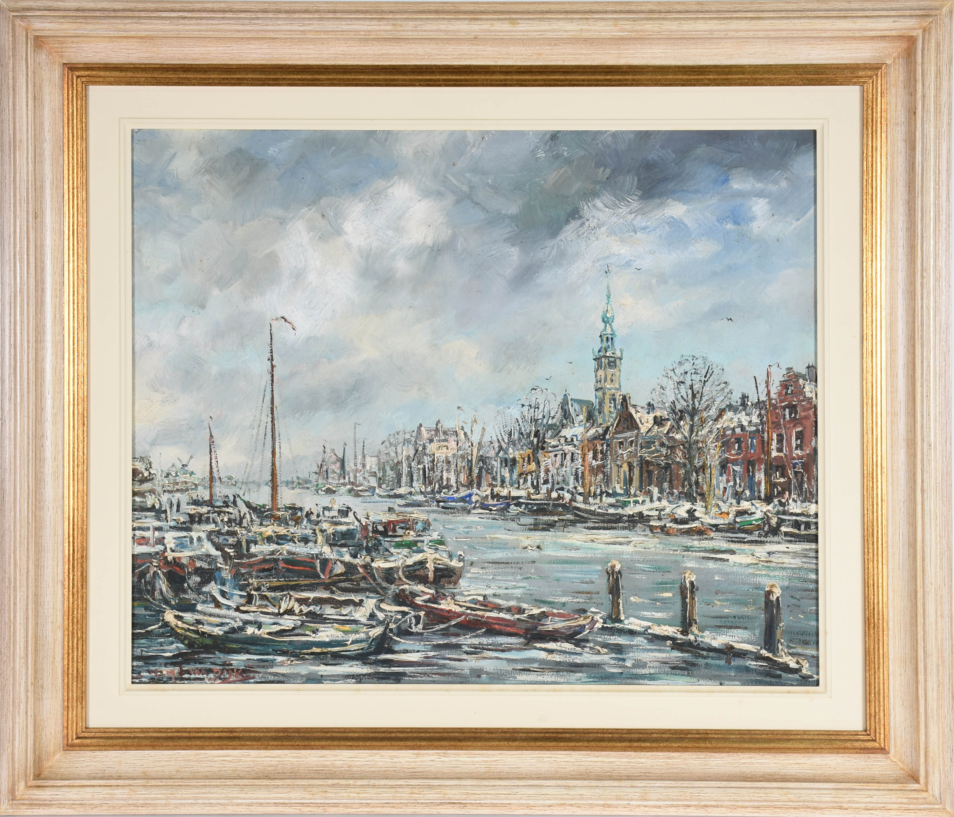 Win Van Dijk (1915-1990), Inverno da Holanda - foto 2 de 5