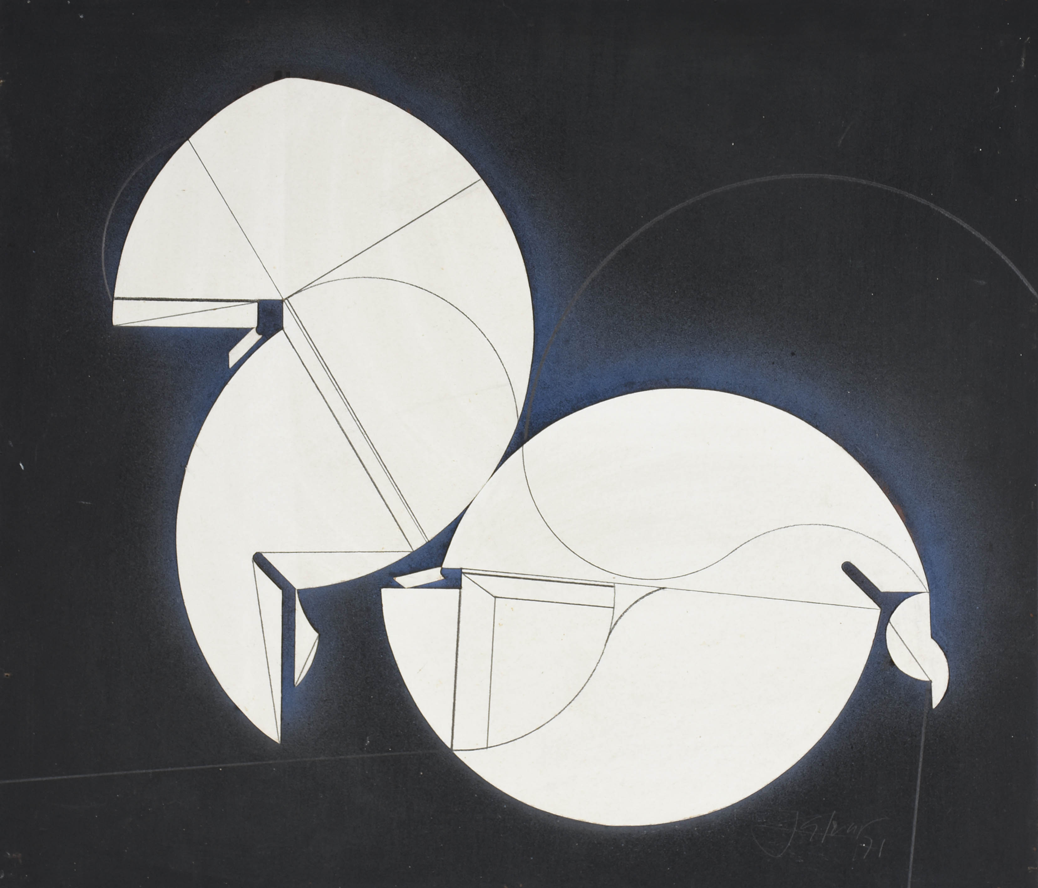 Abelardo Zaluar (1924-1987), Lunar - foto 1 de 3