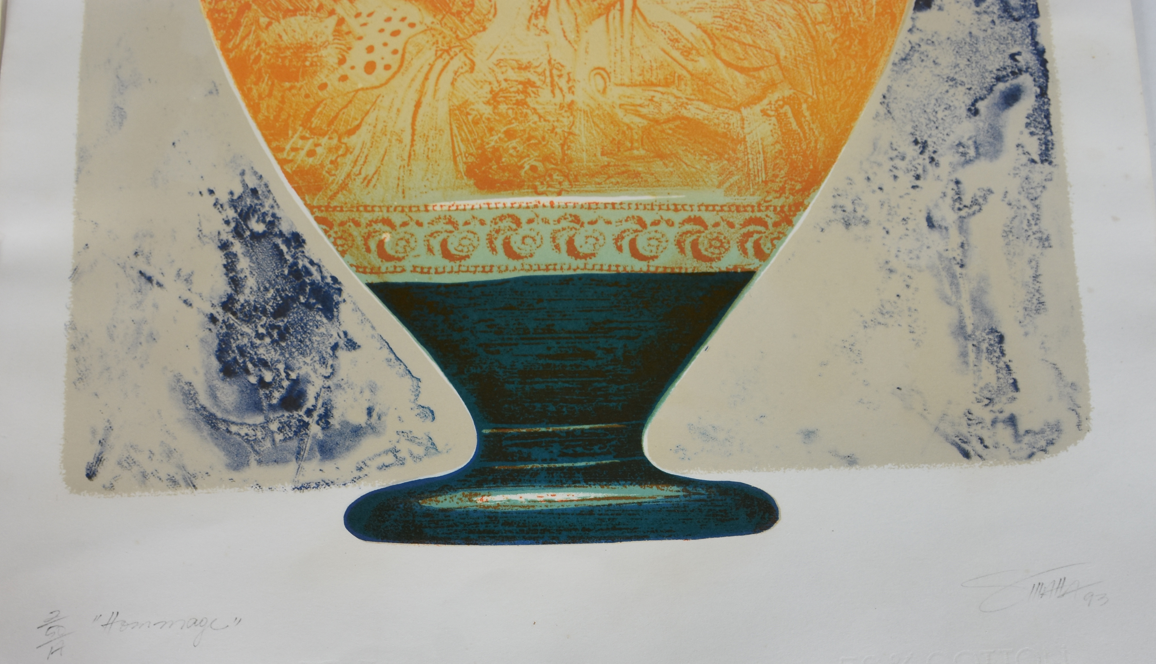 Lote com 11 Serigrafias sem moldura 1 - CARLOS BRACH - P.A - Vaso de... - foto 10 de 10