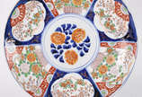 Porcelana Imari (1653),  - Medalhão de porcelana Imari