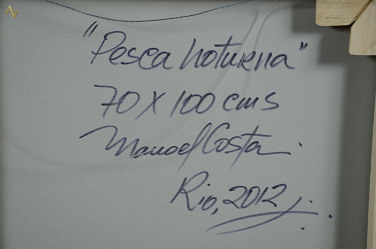 MANOEL COSTA - Pesca noturna - ost - 70 x 100 - foto 4 de 4
