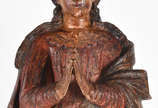 NOSSA SENHORA - Imagem de madeira indo-portugue... - NOSSA SENHORA - Imagem de madeira indo-portuguesa do séc XVIII, policromada.