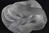 Escultura  de cristal de Sèvres repres.figura f... - Escultura  de cristal de Sèvres repres.figura feminina, assinada.
