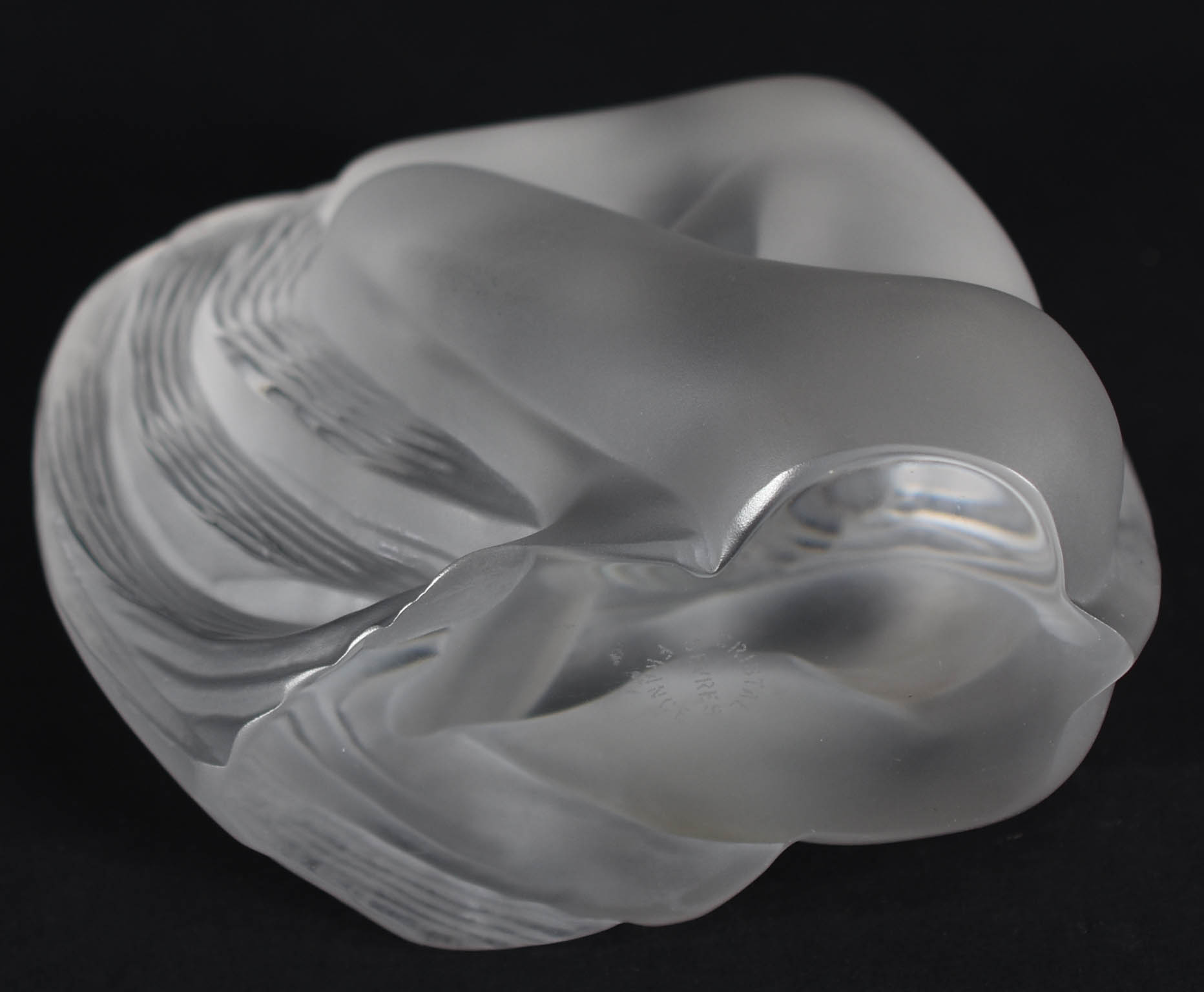 Escultura de cristal de Sèvres repres.figura feminina, assinada. - foto 3 de 4