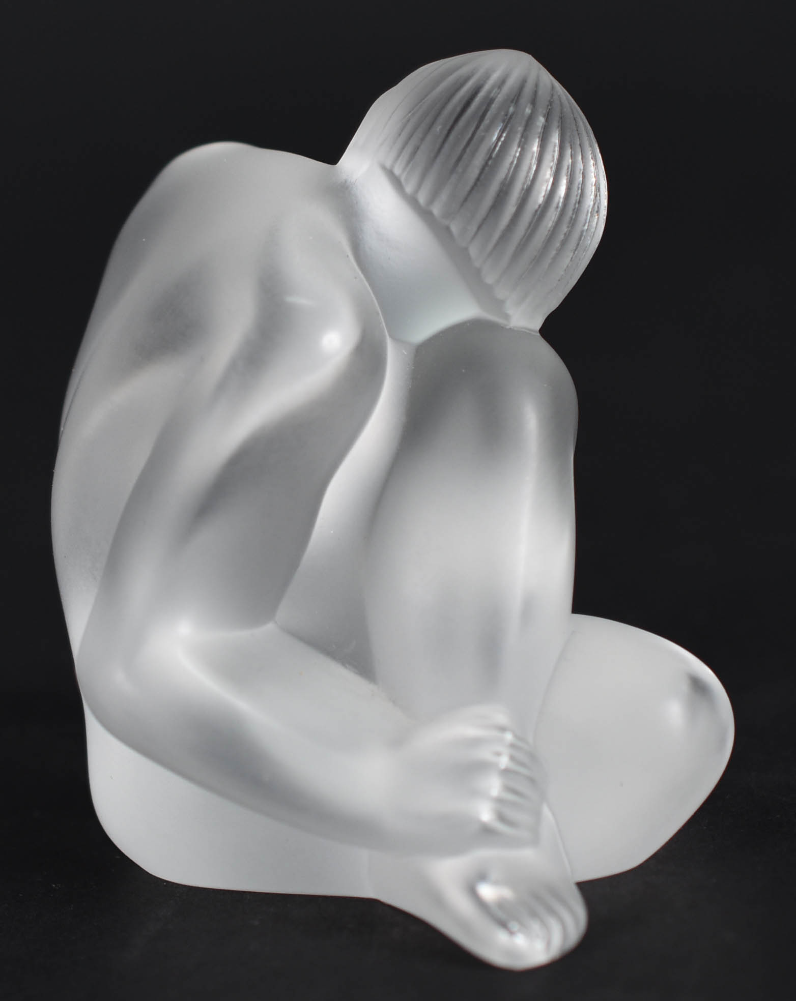 Estatueta de cristal frances LALIQUE representando figura feminina... - foto 2 de 4
