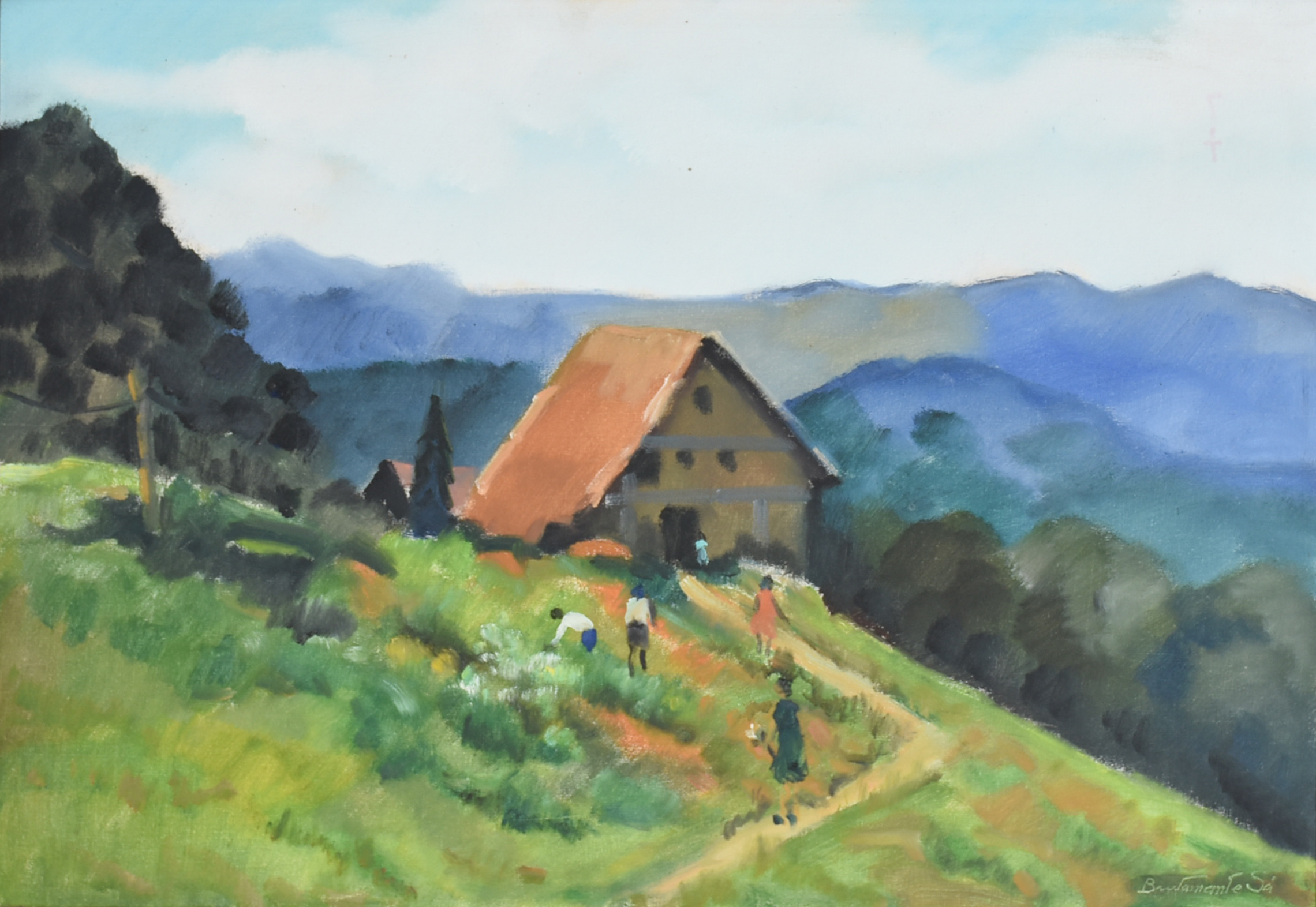 Bustamante Sá (1907-1988), Paisagem - foto 1 de 5