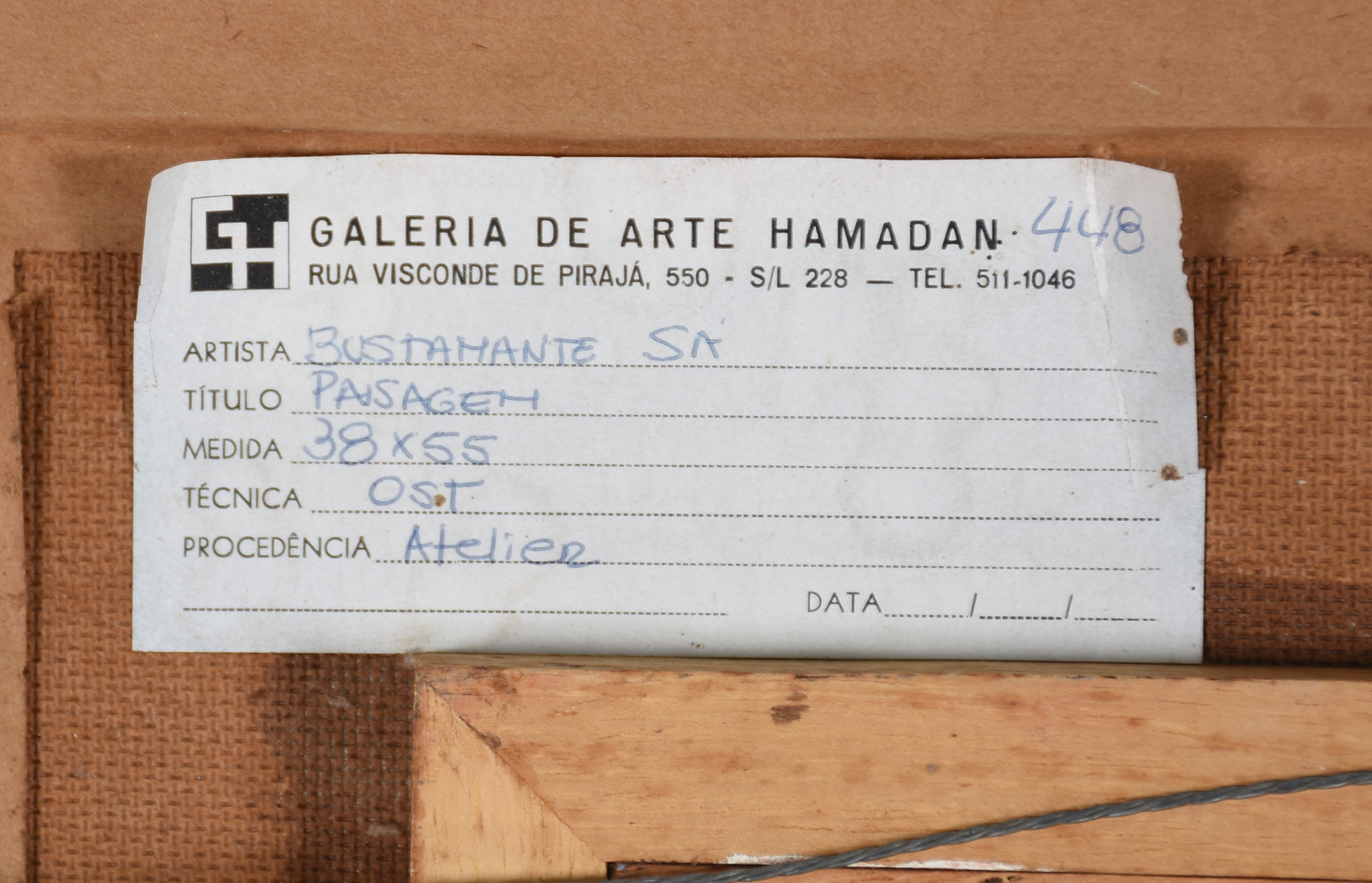 Bustamante Sá (1907-1988), Paisagem - foto 5 de 5