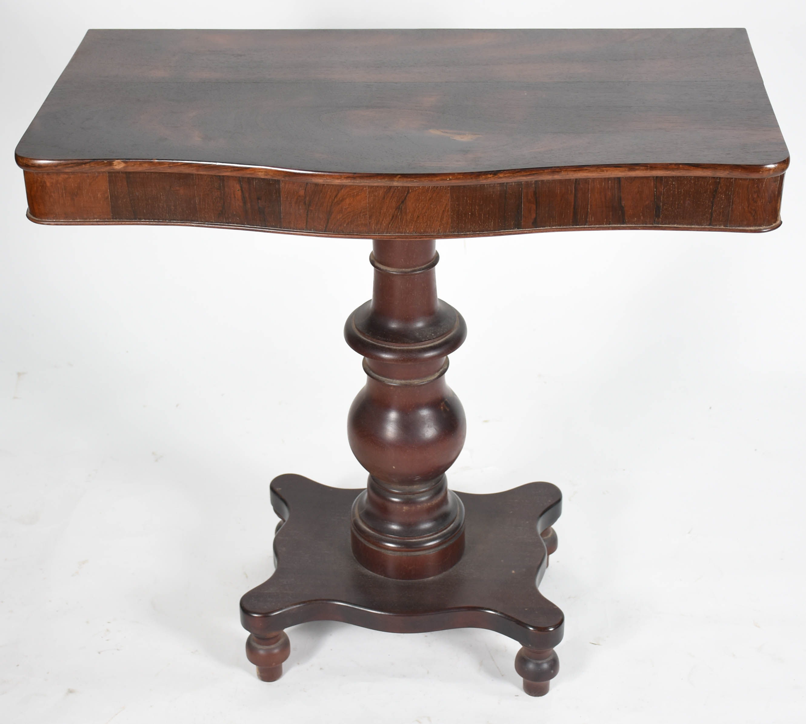 Console de jacarandá estilo Império, tampo retangular apoiado sobre... - foto 1 de 7