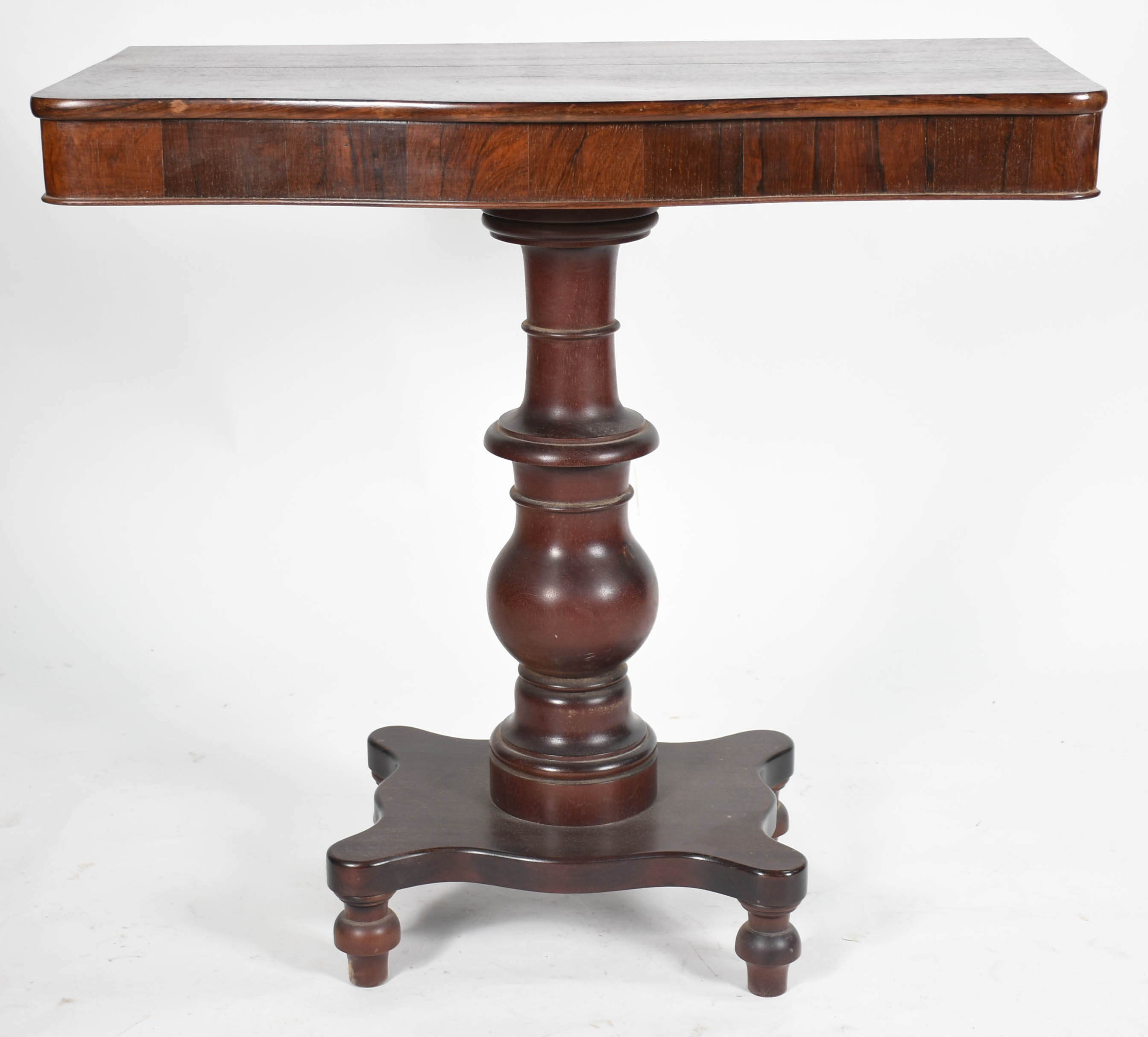 Console de jacarandá estilo Império, tampo retangular apoiado sobre... - foto 2 de 7