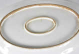 Aparelho de jantar de porcelana Velho Paris com... - Aparelho de jantar de porcelana Velho Paris composto de 27 pratos  rasos, 11 pratos fundos, 16 pratos de sobremesa, 1 molhera com presentoir, 2 ...