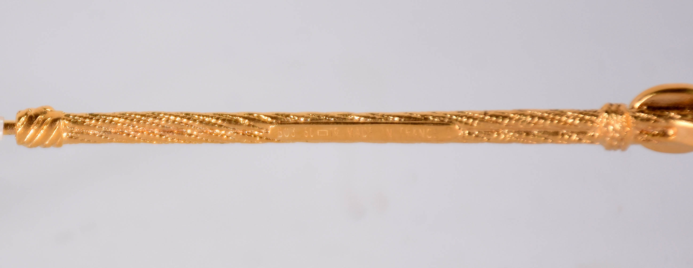Armação de Óculos de metal dourado. - foto 3 de 5