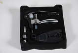 Conjunto de utensílios  para vinho de aço inox ... - Conjunto de utensílios  para vinho de aço inox composto de 5 peças.