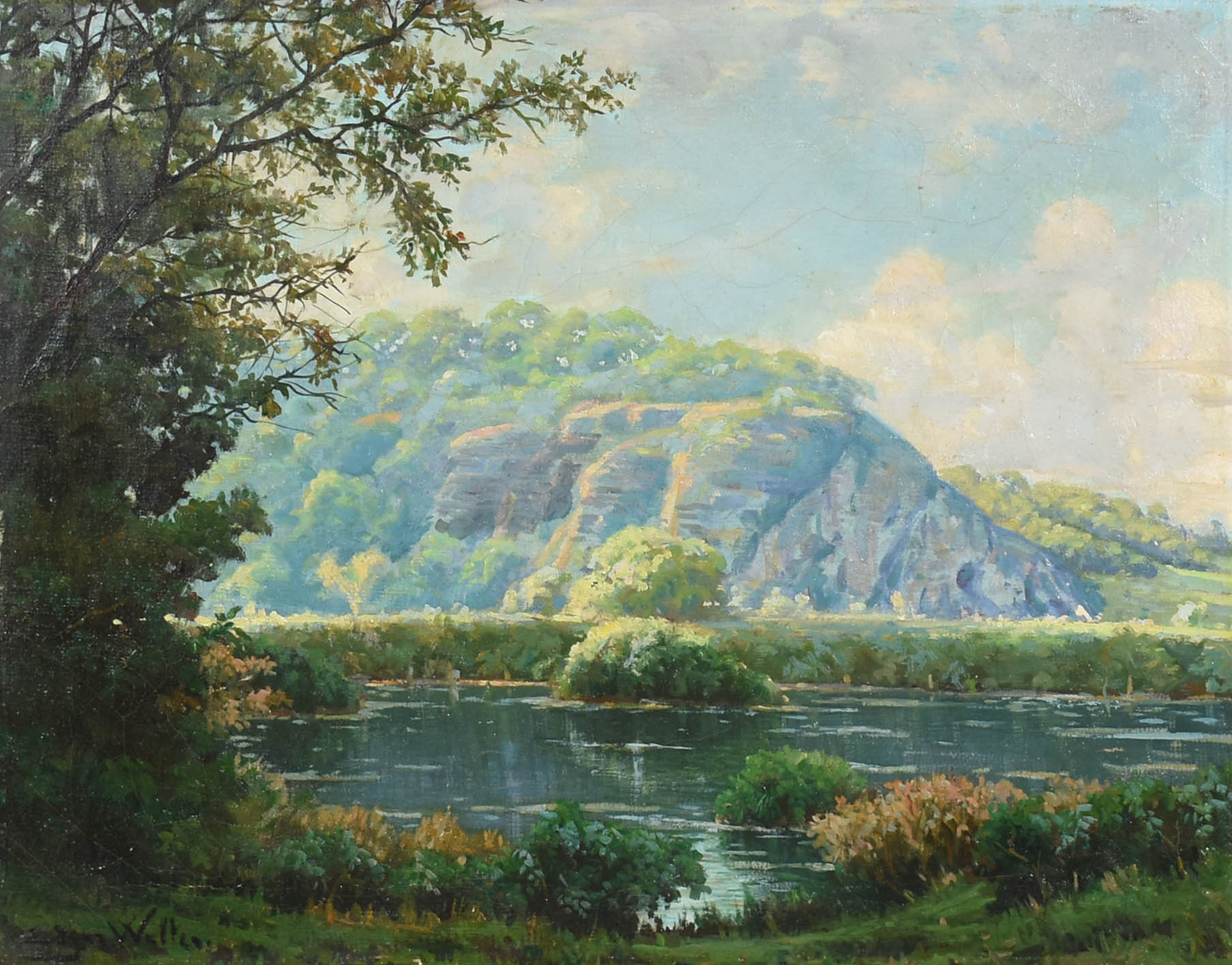 Edgar Walter (1917-1944), Paisagem com riacho - foto 1 de 5