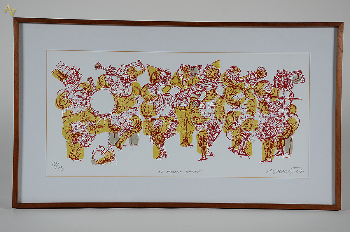 RAPOPORT - A pequena banda - serigrafia 12/15 - 66,5 x 31,5 - foto 1 de 3