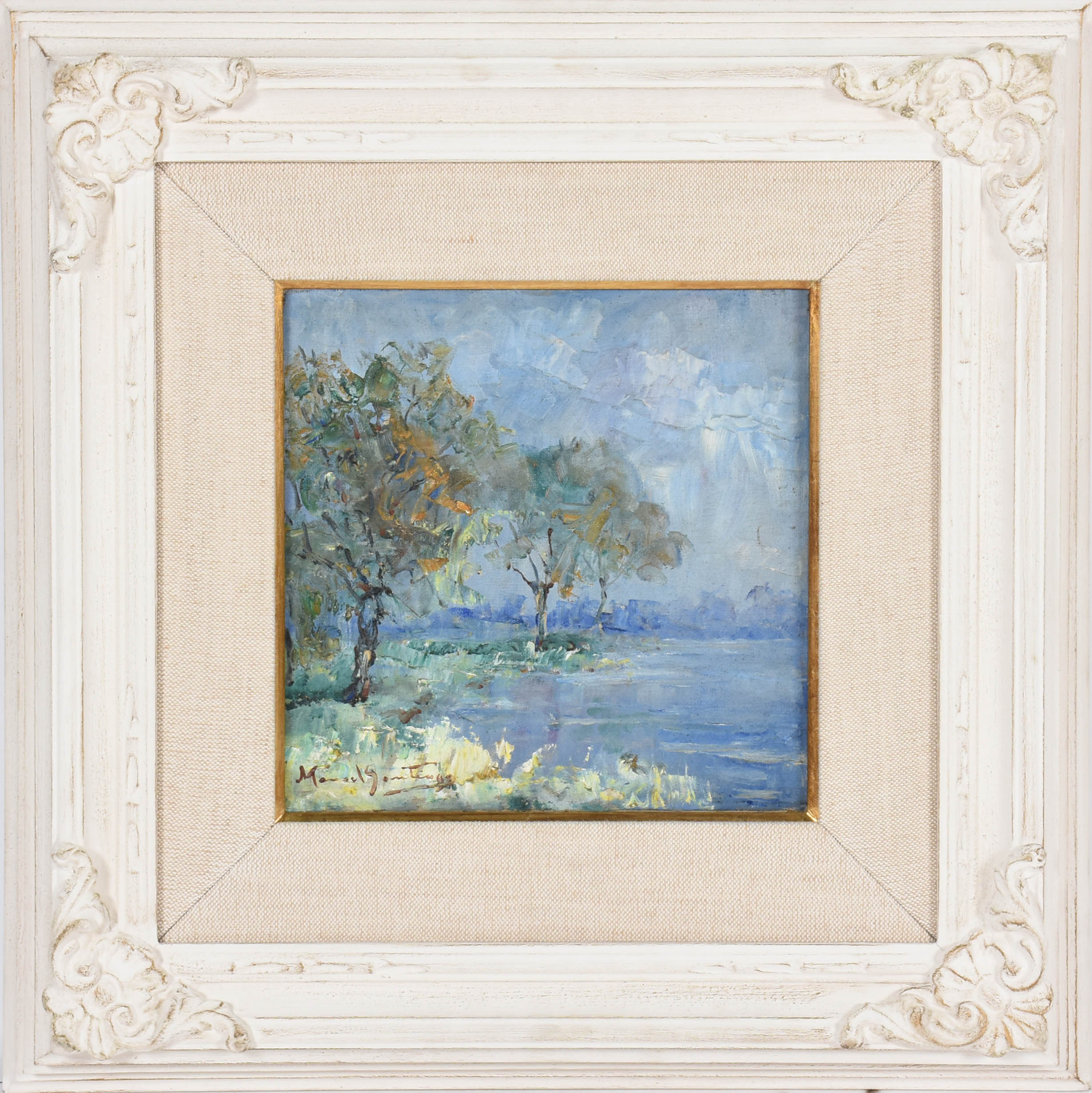 Manoel Santiago (1897-1987), Paisagem com árvores - foto 2 de 4