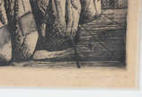 Cândido Portinari (1903-1962), Tiradentes - Gravura ponta seca
