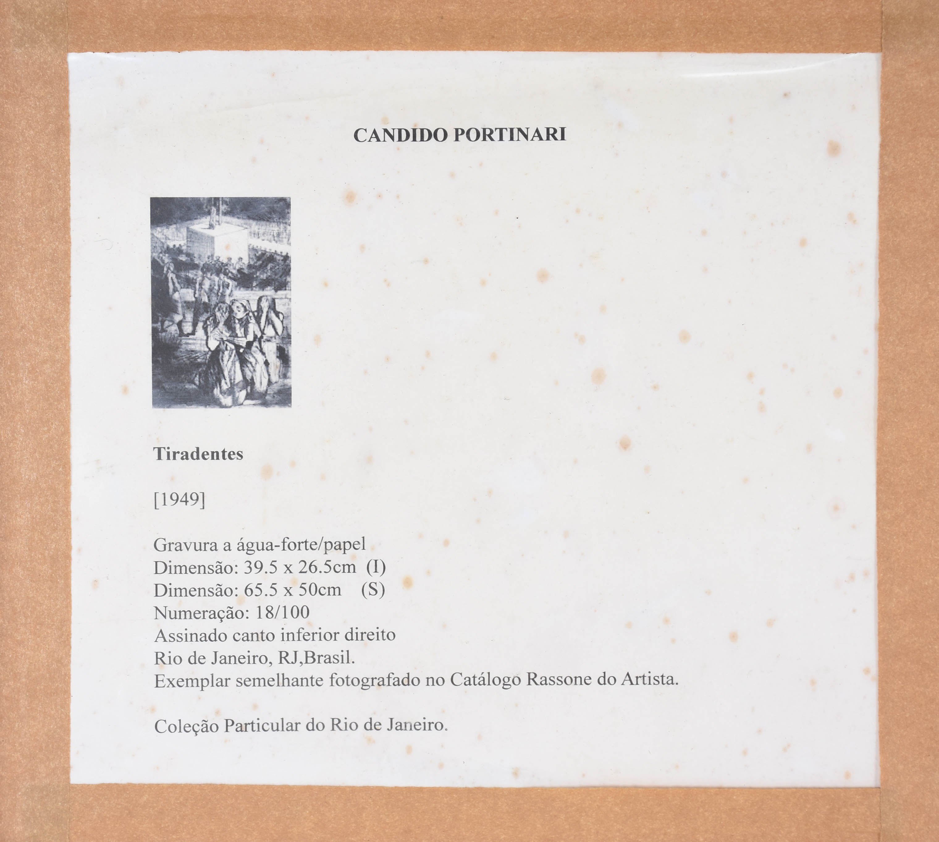 Cândido Portinari (1903-1962), Tiradentes - foto 6 de 6