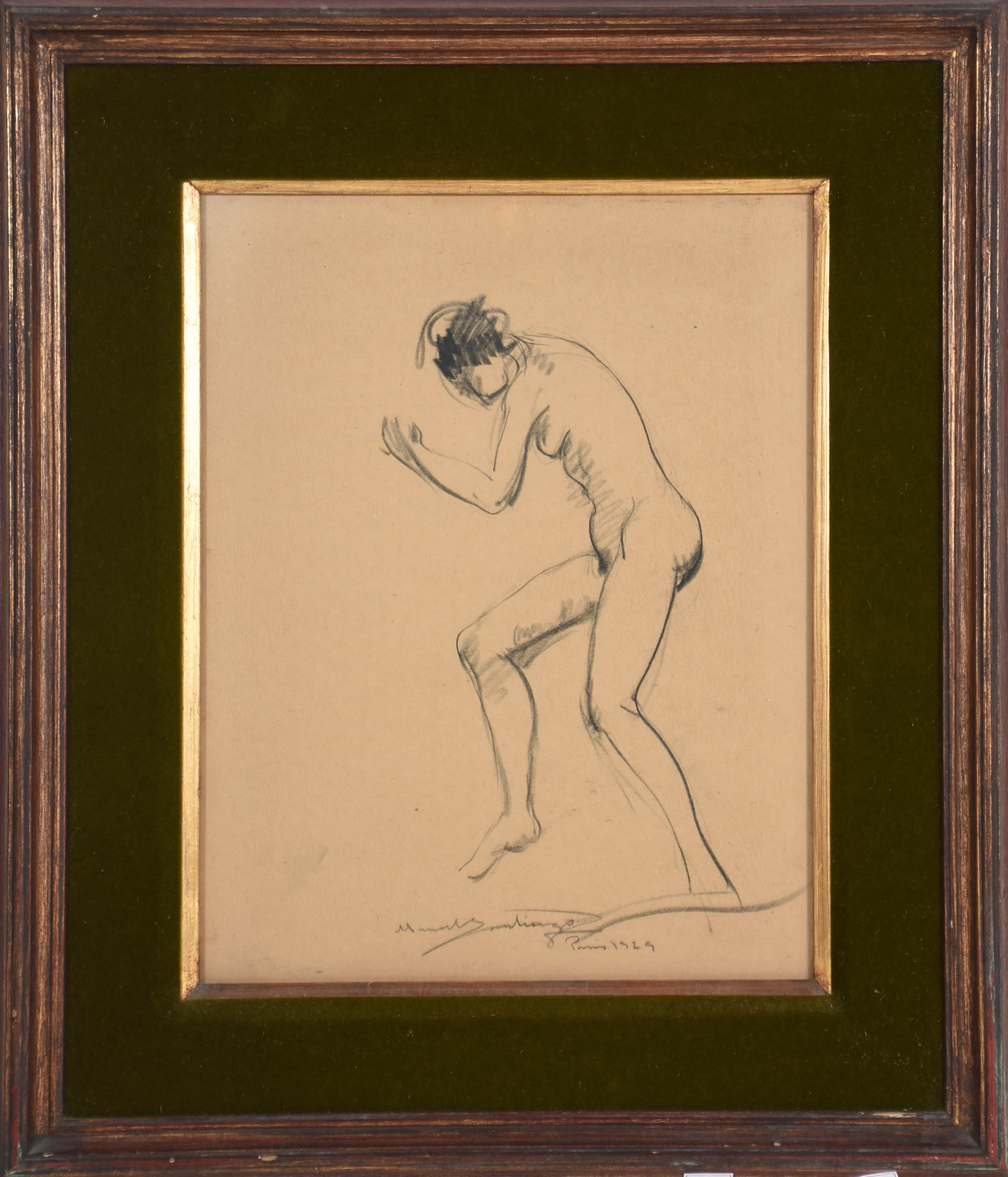 Manoel Santiago (1897-1987), Figura de Academia - foto 3 de 4