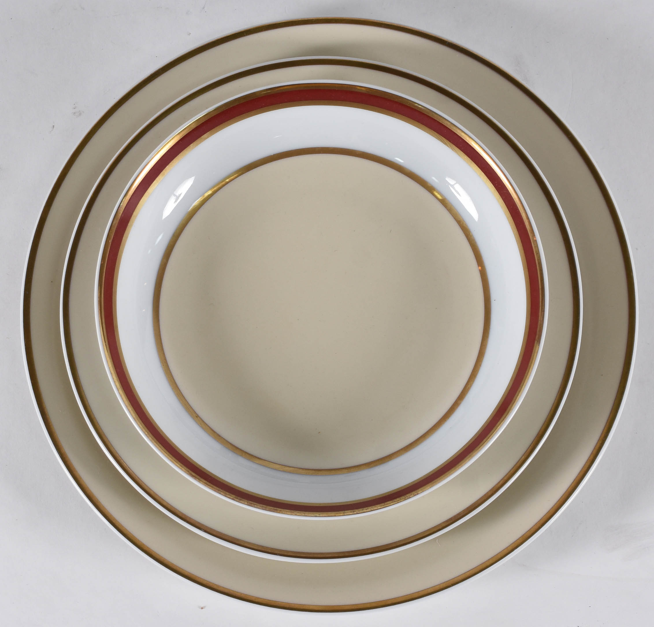 Aparelho de jantar de porcelana francesa Pâte de Limoges, "La Rose... - foto 4 de 5