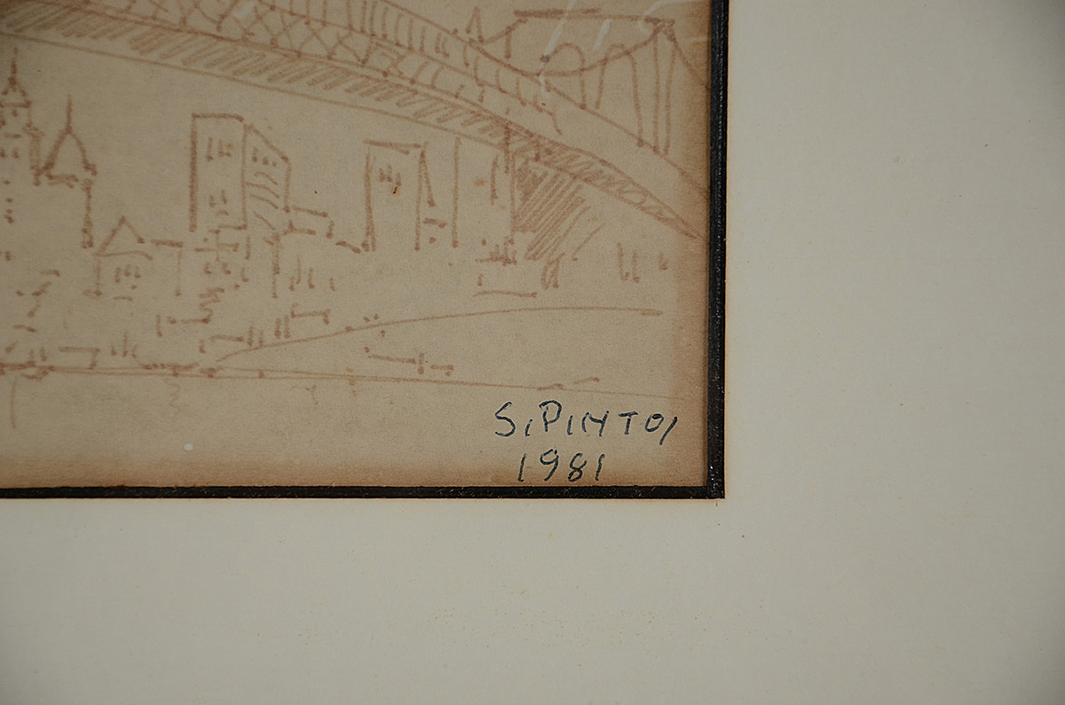 SYLVIO PINTO - Desenho - New York - 14,5 x 9,5 cm - foto 3 de 3