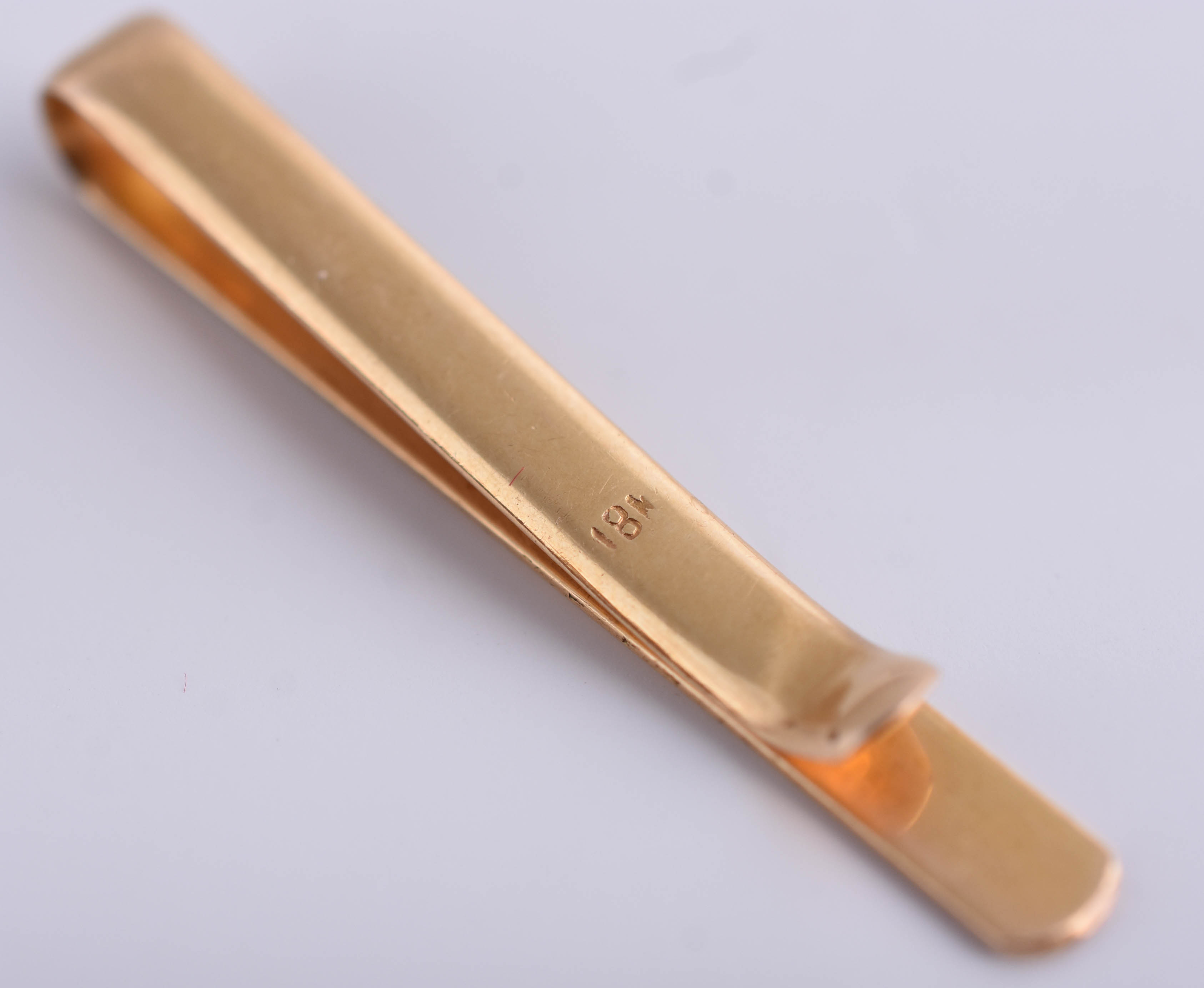 Três alfinetes de gravata de ouro 18 k. - foto 4 de 4
