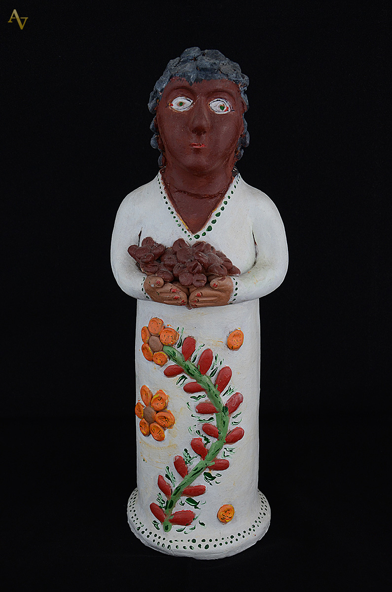NUCA DE TRACUNHAÉM - Arte Popular - Figura de barro - Altura 38 cm... - foto 1 de 3