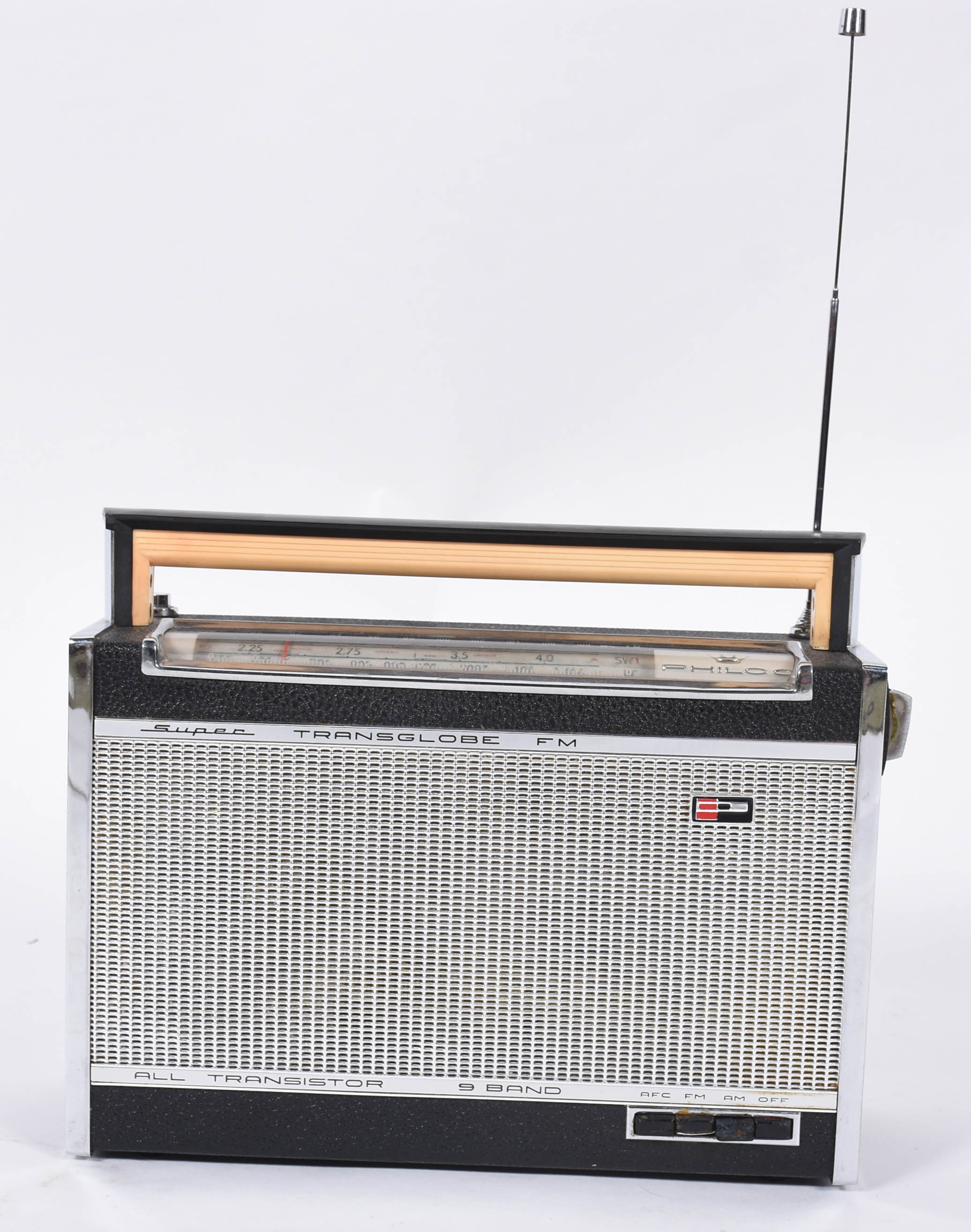 Rádio transglobe PHILCO, faltando botões laterais. - foto 1 de 6