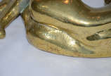 OXANE - Escultura de bronze representando nu fe... - OXANE - Escultura de bronze representando nu feminino. Comprimento 40 cm.