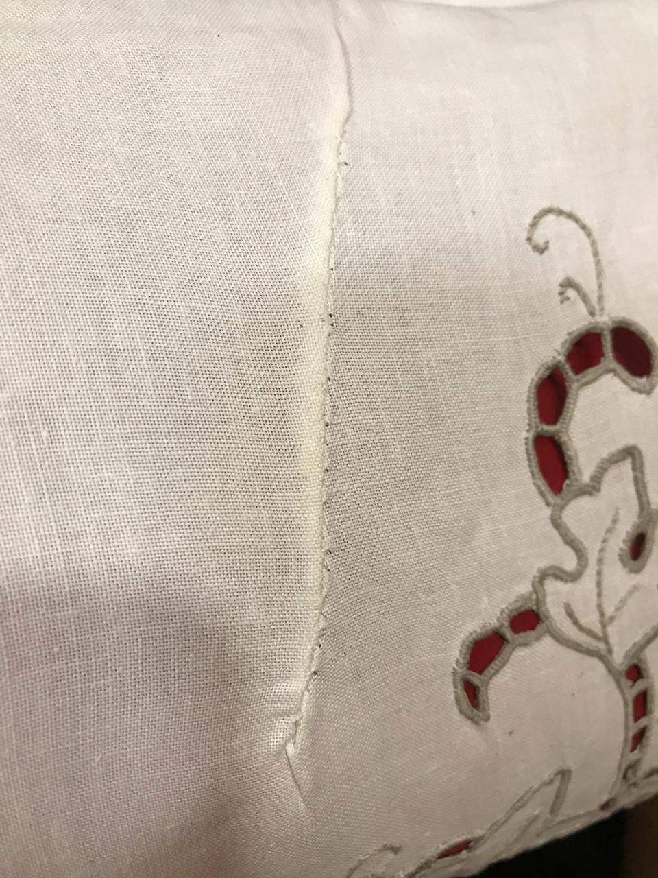 Toalha de mesa da Ilha da Madeira de linho bege com bordados... - foto 4 de 4