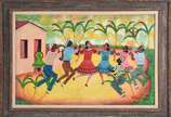 Heitor dos Prazeres (1898-1966), Roda de Samba - Assinado, datado, ost. Acompanha certificado do filho do artista.