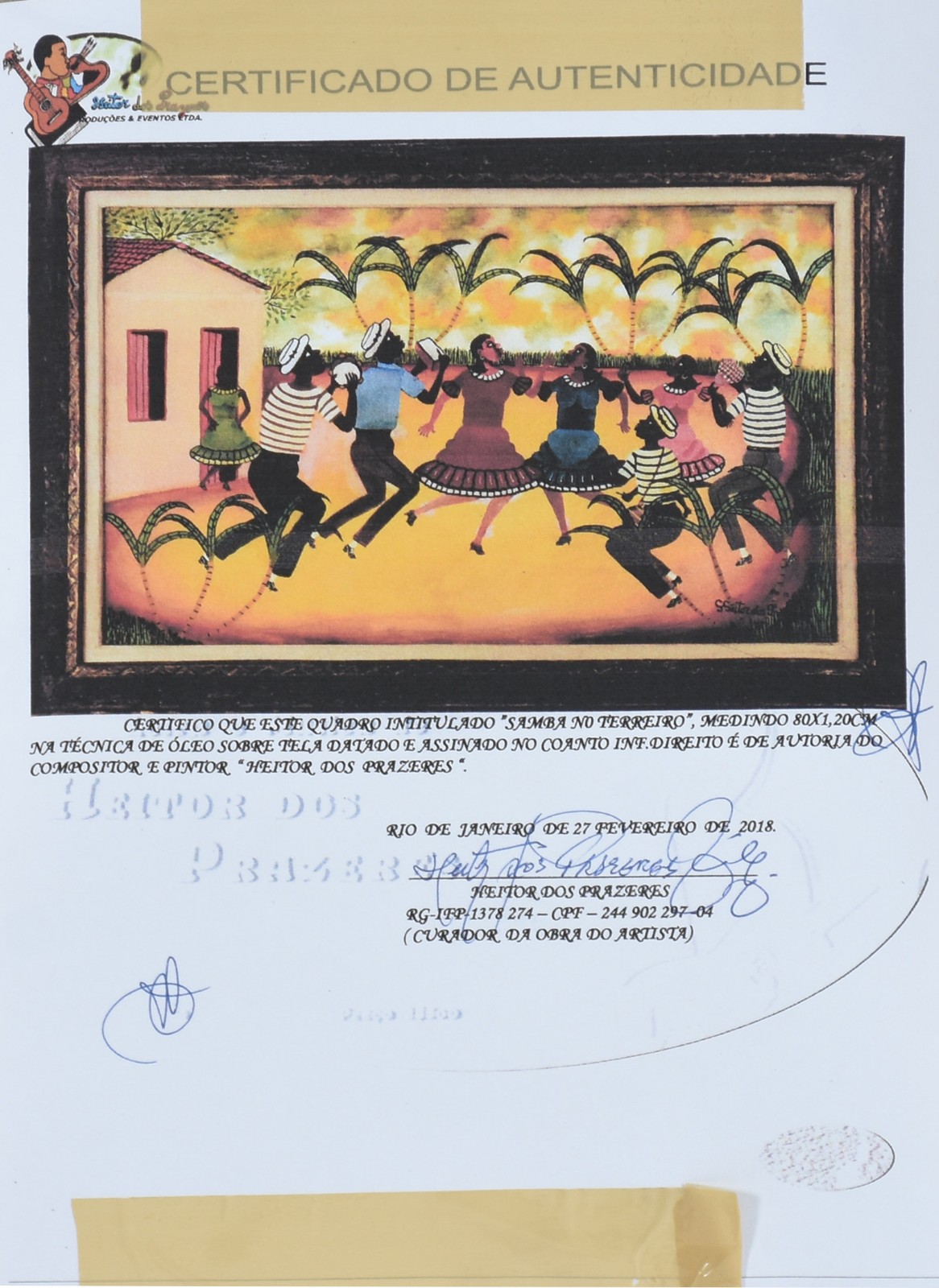 Heitor dos Prazeres (1898-1966), Roda de Samba - foto 5 de 5