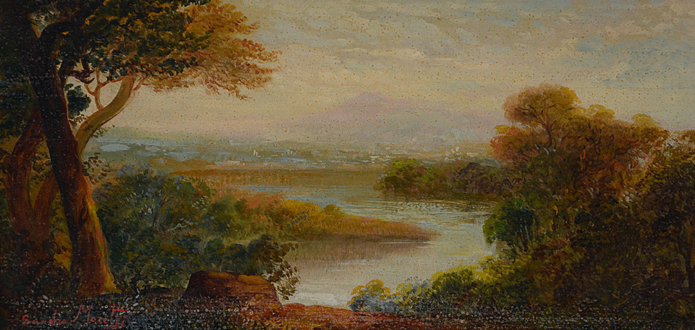 SANDRO MORETTI - "Paesaggio inglese" - osm - 22 x 42 - foto 2 de 4