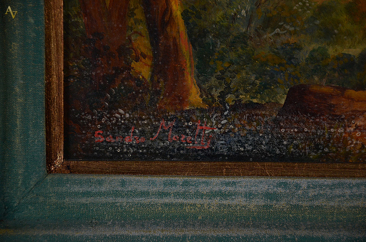 SANDRO MORETTI - "Paesaggio inglese" - osm - 22 x 42 - foto 3 de 4