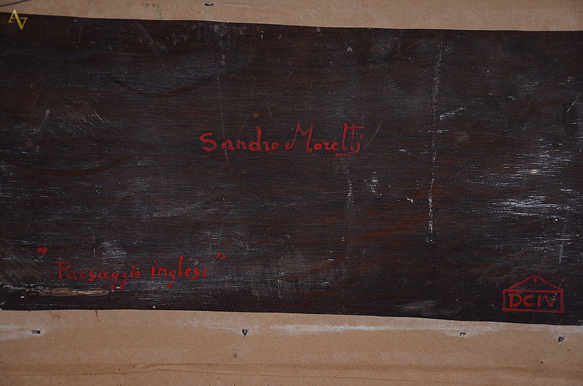 SANDRO MORETTI - "Paesaggio inglese" - osm - 22 x 42 - foto 4 de 4